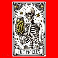Funny Gardener The Pickle Skeleton Cucumber Gift Santa Hat thumb 1