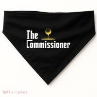 Funny Golfer The Commissioner Golf League Golfing USA-Made Doggie Bandana thumb 0