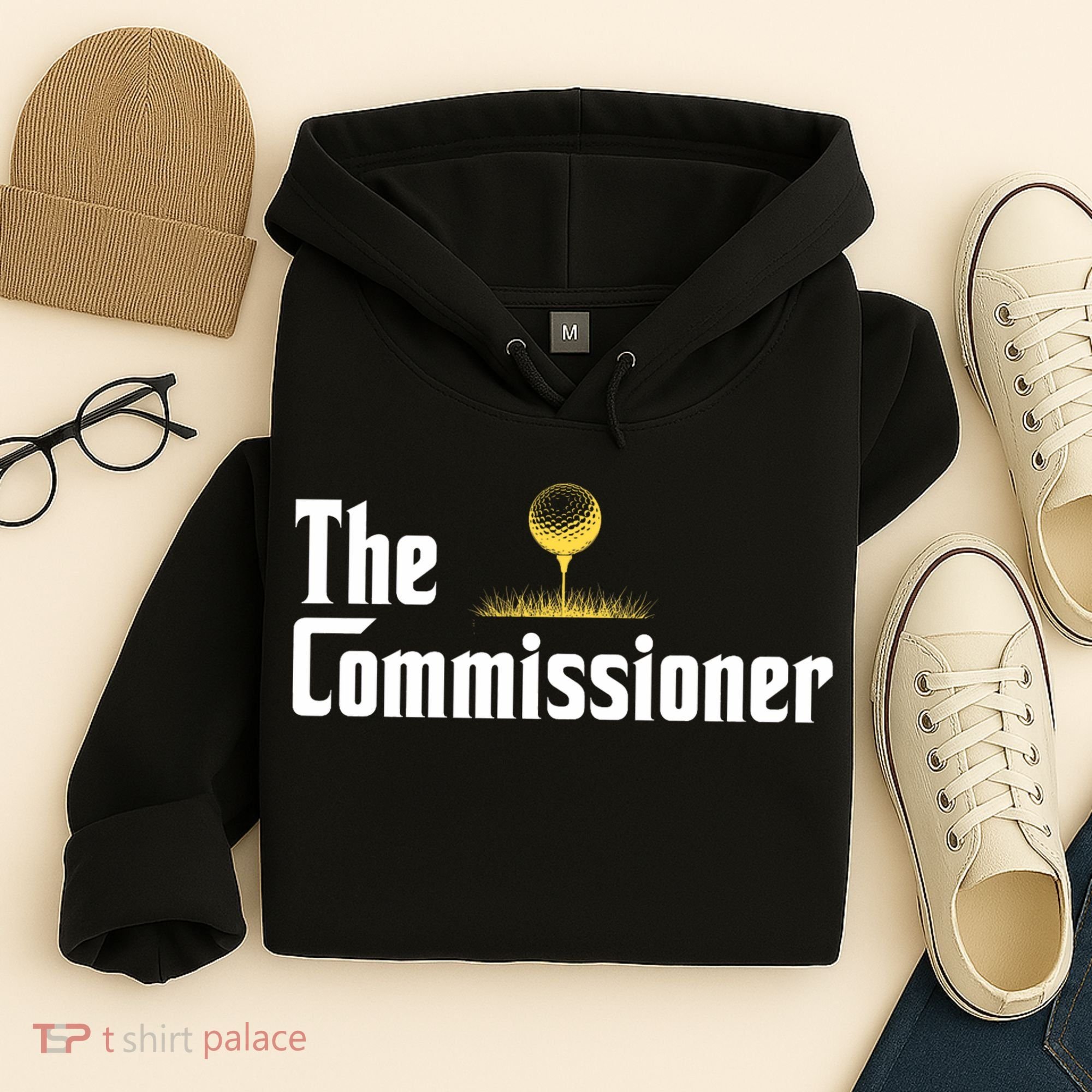 Funny Golfer The Commissioner Golf League Golfing Hoodie