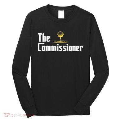 Funny Golfer The Commissioner Golf League Golfing Long Sleeve Shirt