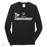 Funny Golfer The Commissioner Golf League Golfing Long Sleeve Shirt thumb 0