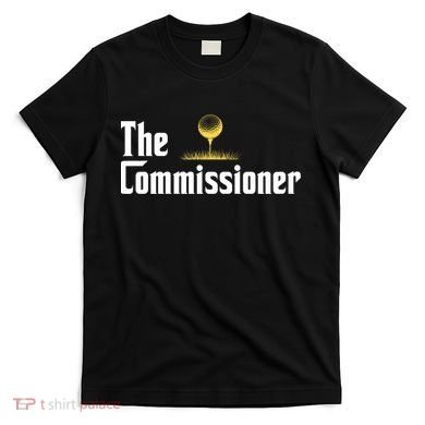 Funny Golfer The Commissioner Golf League Golfing T-Shirt