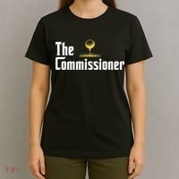 Funny Golfer The Commissioner Golf League Golfing T-Shirt thumb 4