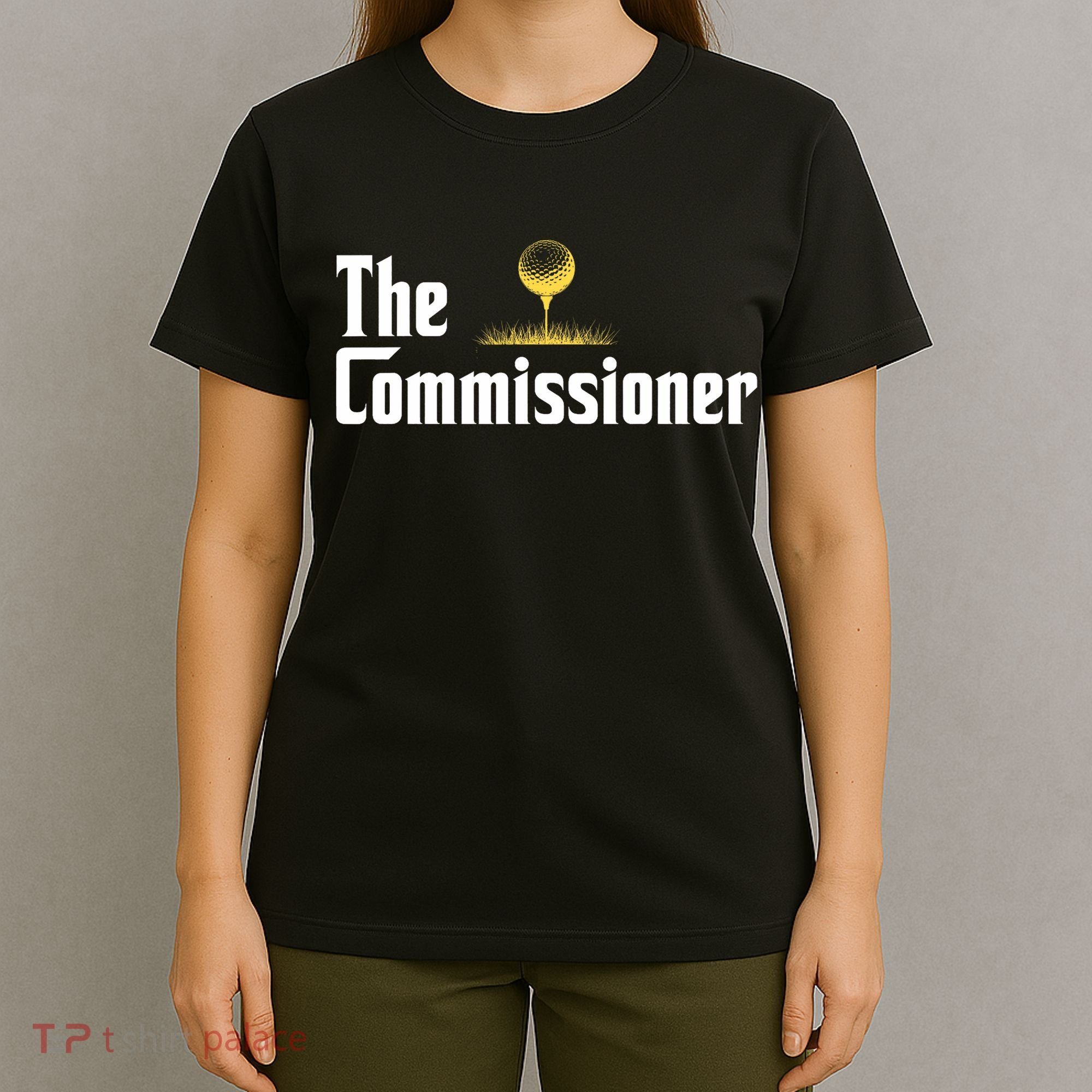 Funny Golfer The Commissioner Golf League Golfing T-Shirt