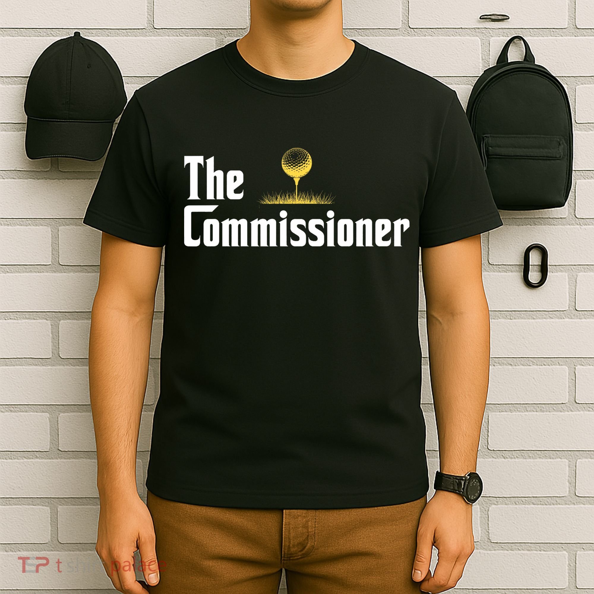 Funny Golfer The Commissioner Golf League Golfing T-Shirt