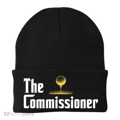 Funny Golfer The Commissioner Golf League Golfing Beanie