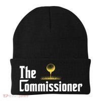 Funny Golfer The Commissioner Golf League Golfing Beanie thumb 0