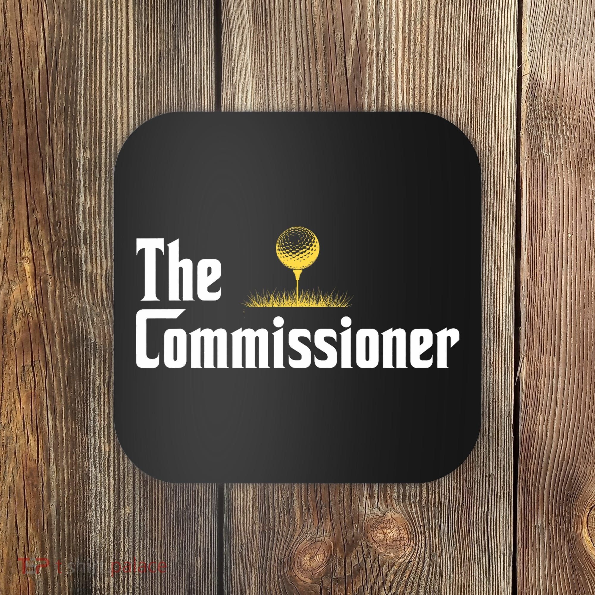 Funny Golfer The Commissioner Golf League Golfing Coaster