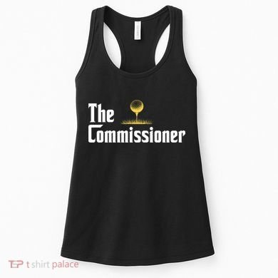 Funny Golfer The Commissioner Golf League Golfing Women's Tank Top