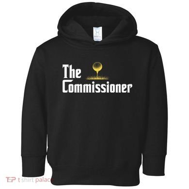 Funny Golfer The Commissioner Golf League Golfing Toddler Hoodie
