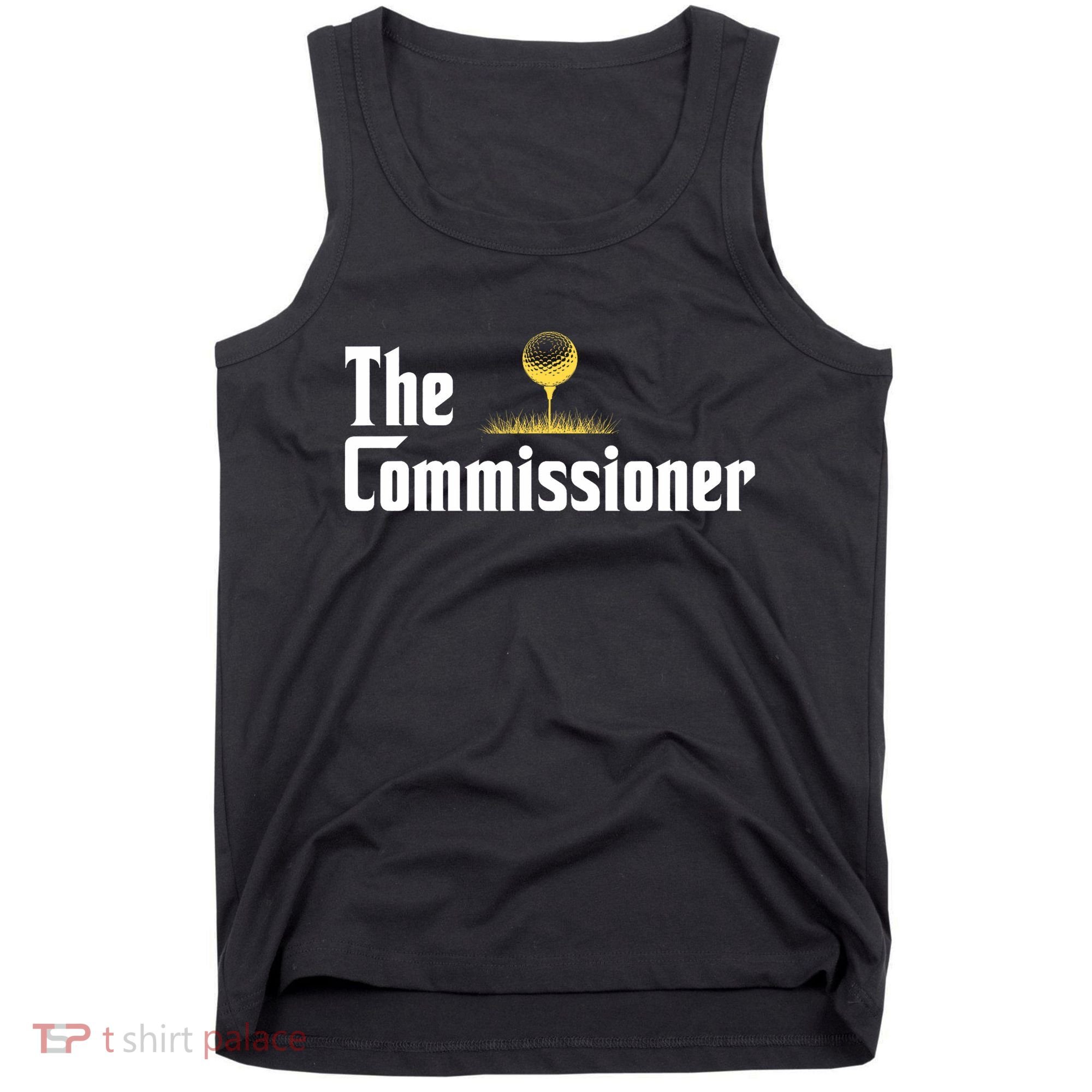 Funny Golfer The Commissioner Golf League Golfing Tank Top