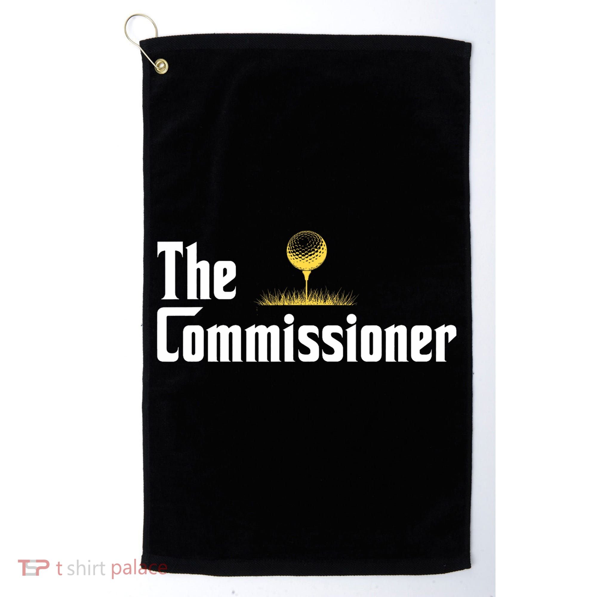 Funny Golfer The Commissioner Golf League Golfing Golf Towel