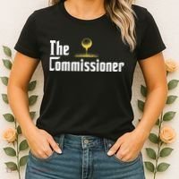 Funny Golfer The Commissioner Golf League Golfing Women's T-Shirt thumb 2