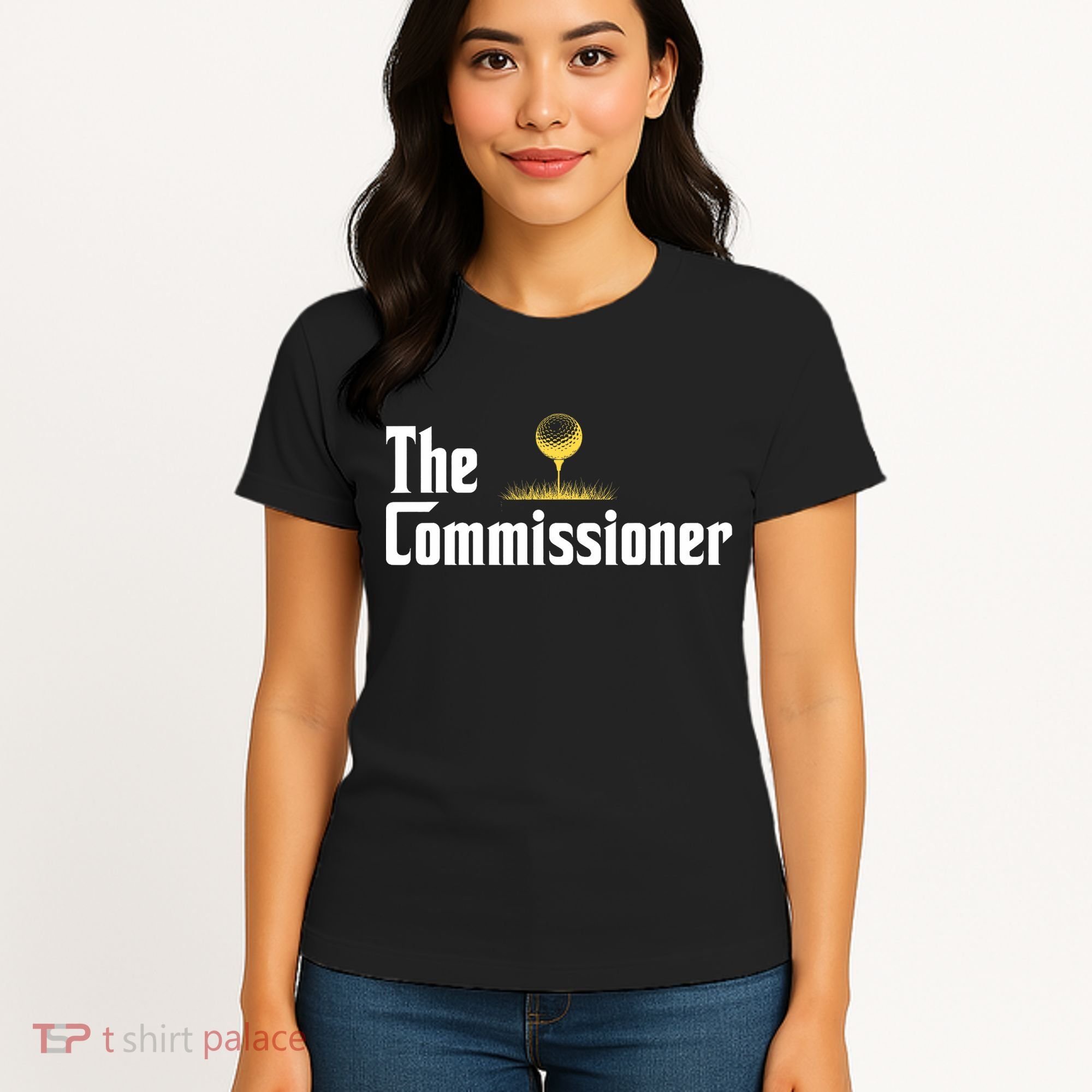 Funny Golfer The Commissioner Golf League Golfing Women's T-Shirt