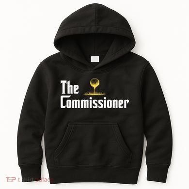 Funny Golfer The Commissioner Golf League Golfing Kids Hoodie