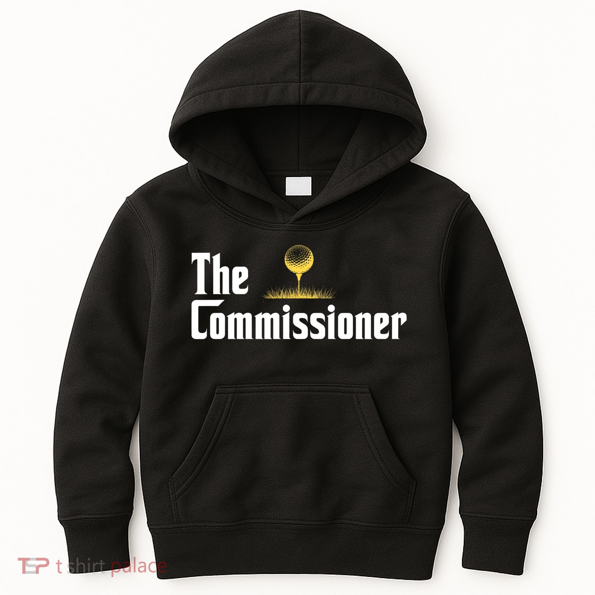 Funny Golfer The Commissioner Golf League Golfing Kids Hoodie