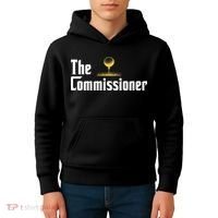Funny Golfer The Commissioner Golf League Golfing Kids Hoodie thumb 4