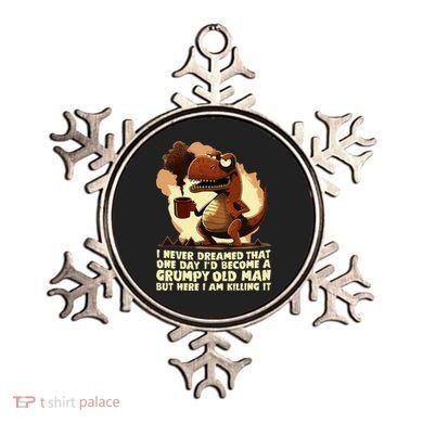Funny Grumpy Tyranno Grumpy Old Man Ornament