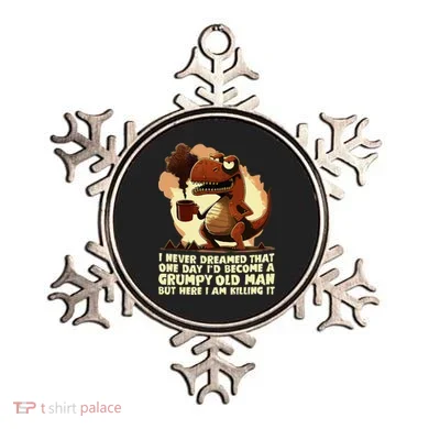 Funny Grumpy Tyranno Grumpy Old Man Ornament