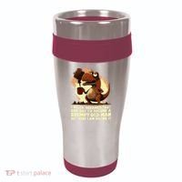 Funny Grumpy Tyranno Grumpy Old Man 16oz Travel Tumbler thumb 0