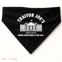 Funny Gift Traitor Joes Est 01 20 21 Gift USA-Made Doggie Bandana thumb 0
