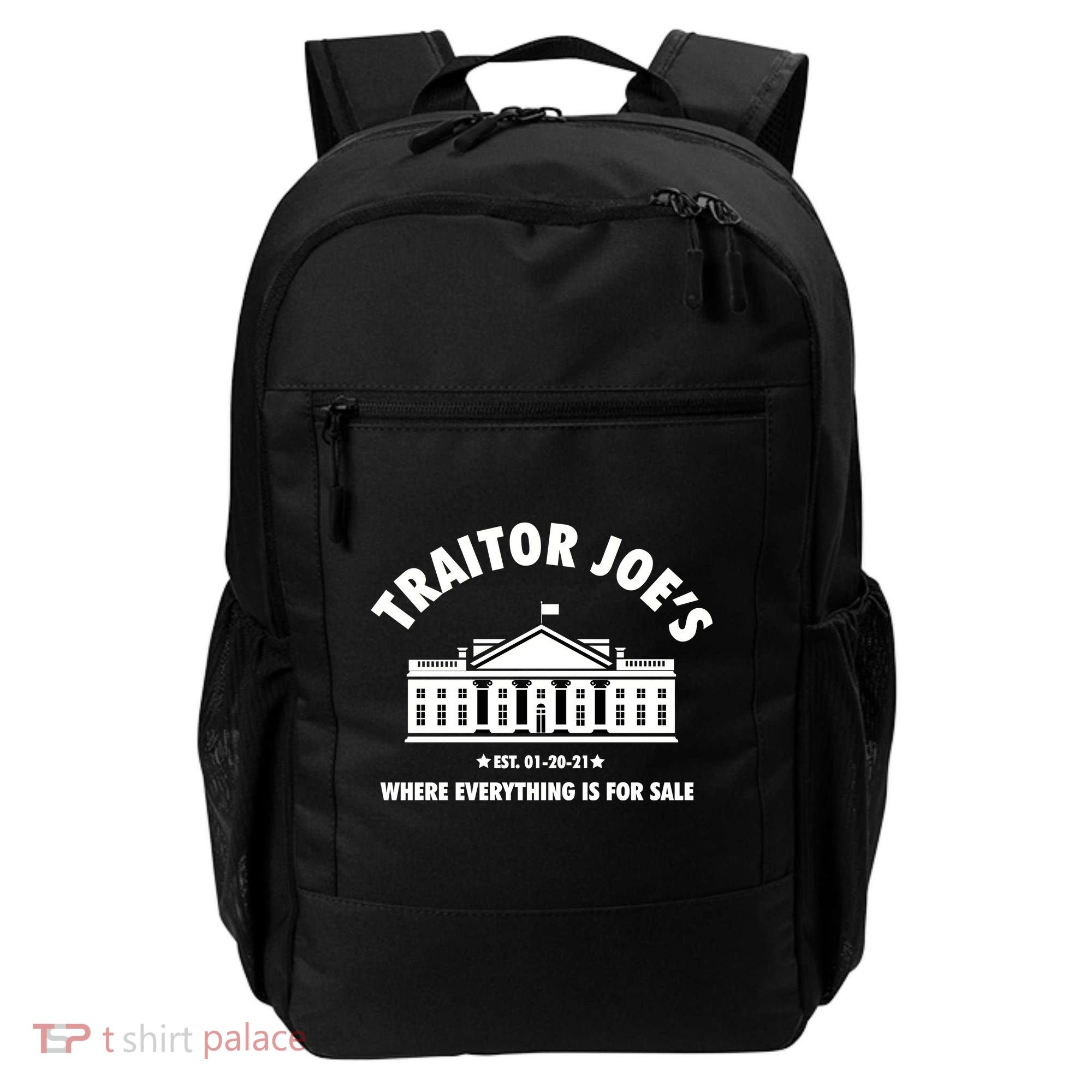 Funny Gift Traitor Joes Est 01 20 21 Gift Backpack