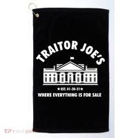 Funny Gift Traitor Joes Est 01 20 21 Gift Golf Towel thumb 0