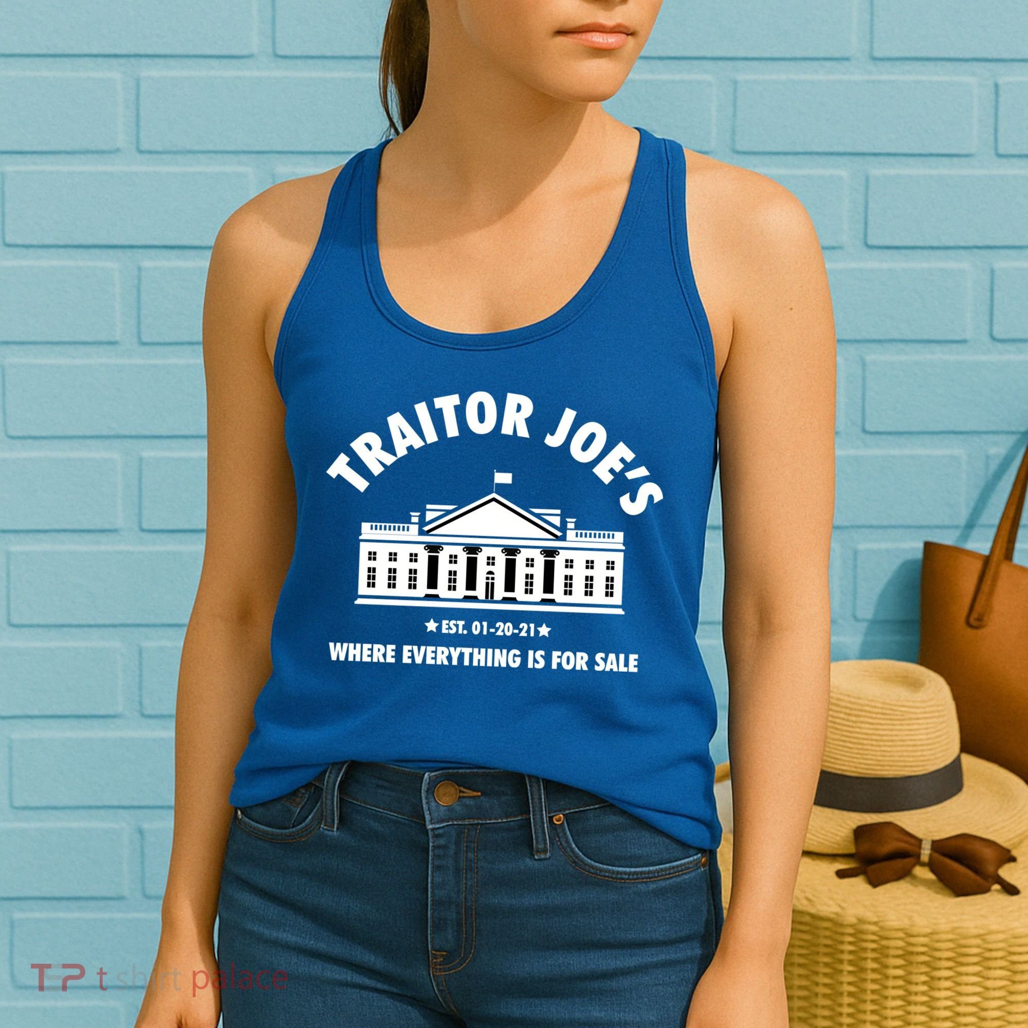 Funny Gift Traitor Joes Est 01 20 21 Gift Women's Tank Top