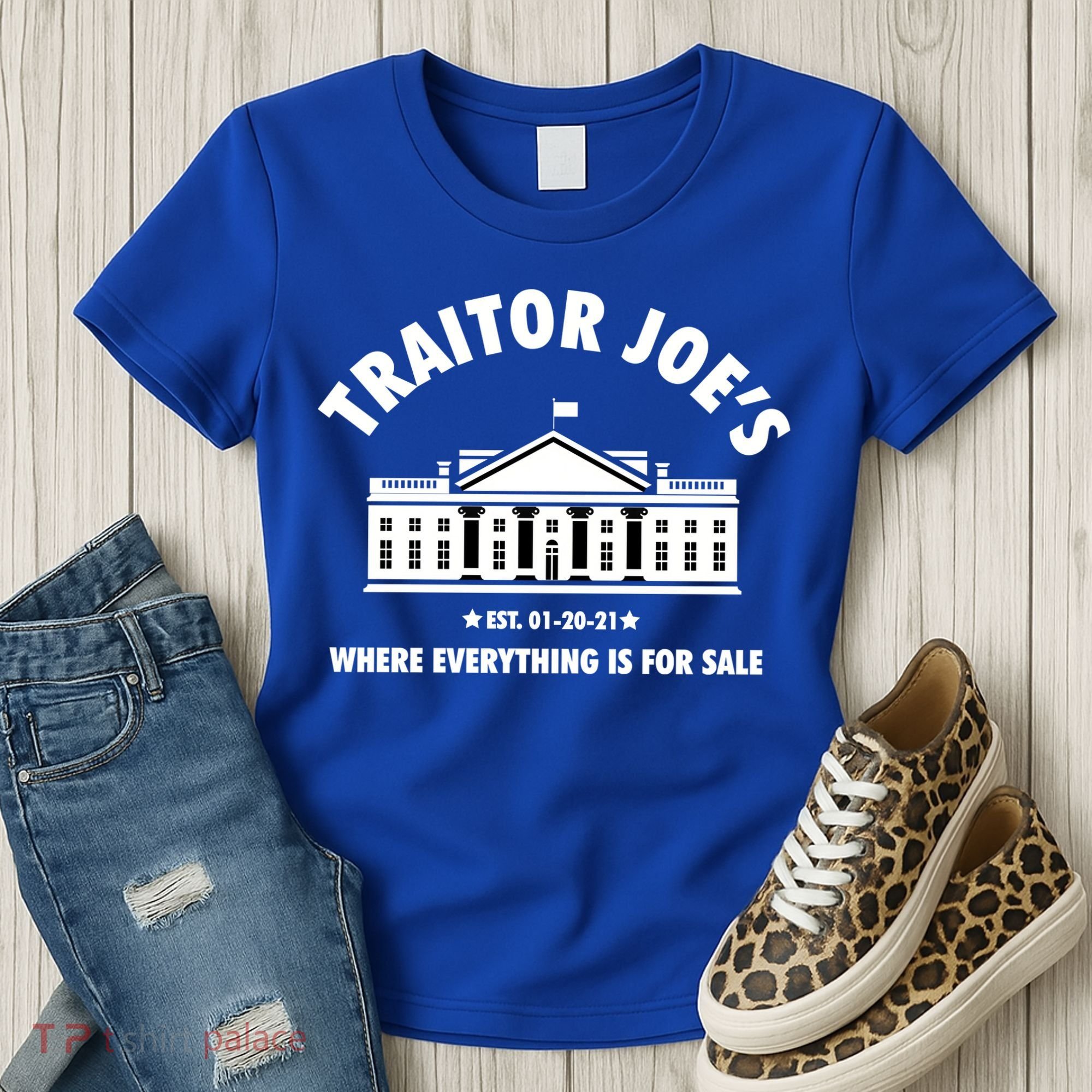 Funny Gift Traitor Joes Est 01 20 21 Gift Women's T-Shirt