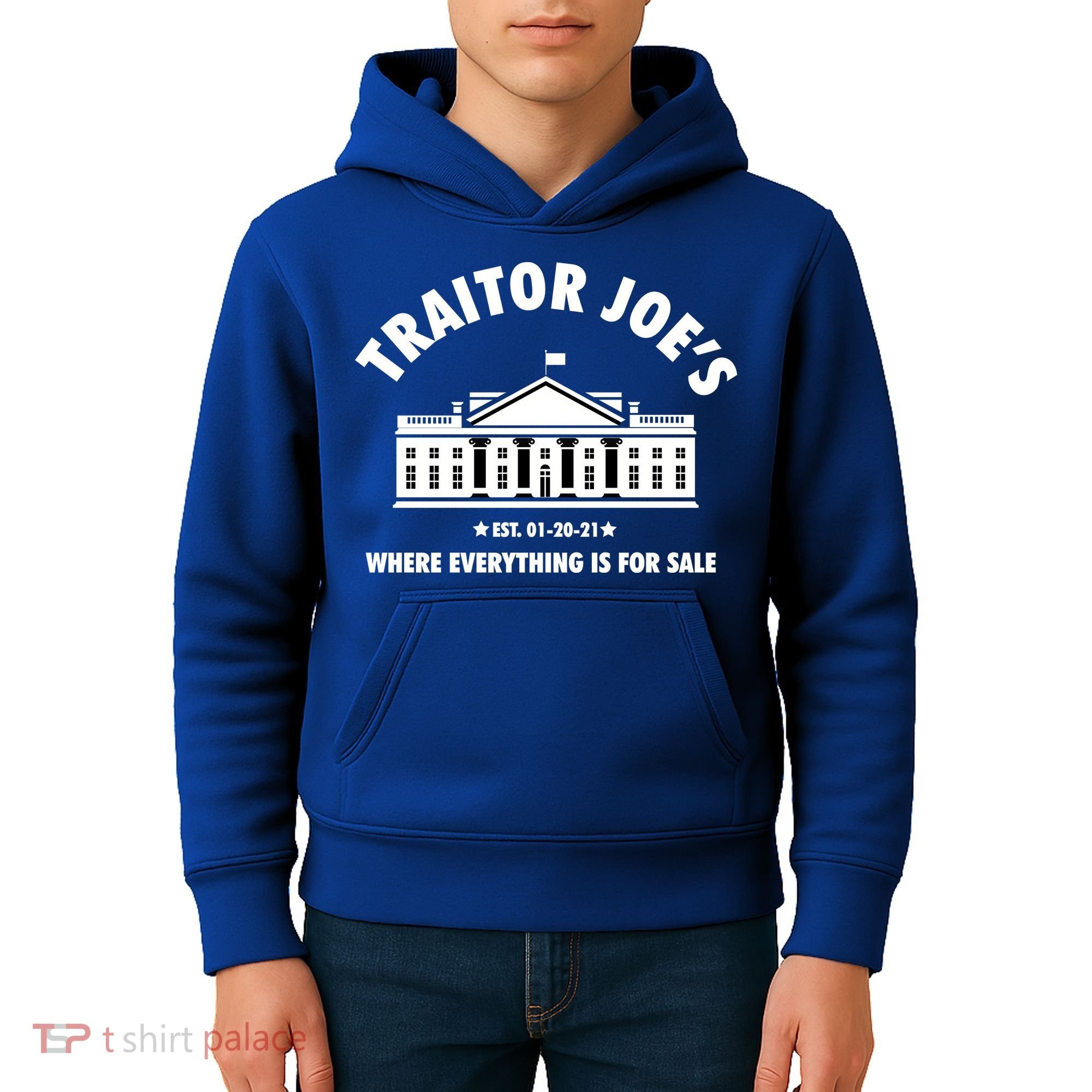Funny Gift Traitor Joes Est 01 20 21 Gift Kids Hoodie