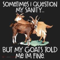 Funny Goat Tee For Crazy People Who Speak With Goats Tumbler thumb 3