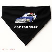 Funny Got Too Silly Goose Couple Cute USA-Made Doggie Bandana thumb 0