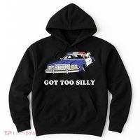 Funny Got Too Silly Goose Couple Cute Hoodie thumb 0