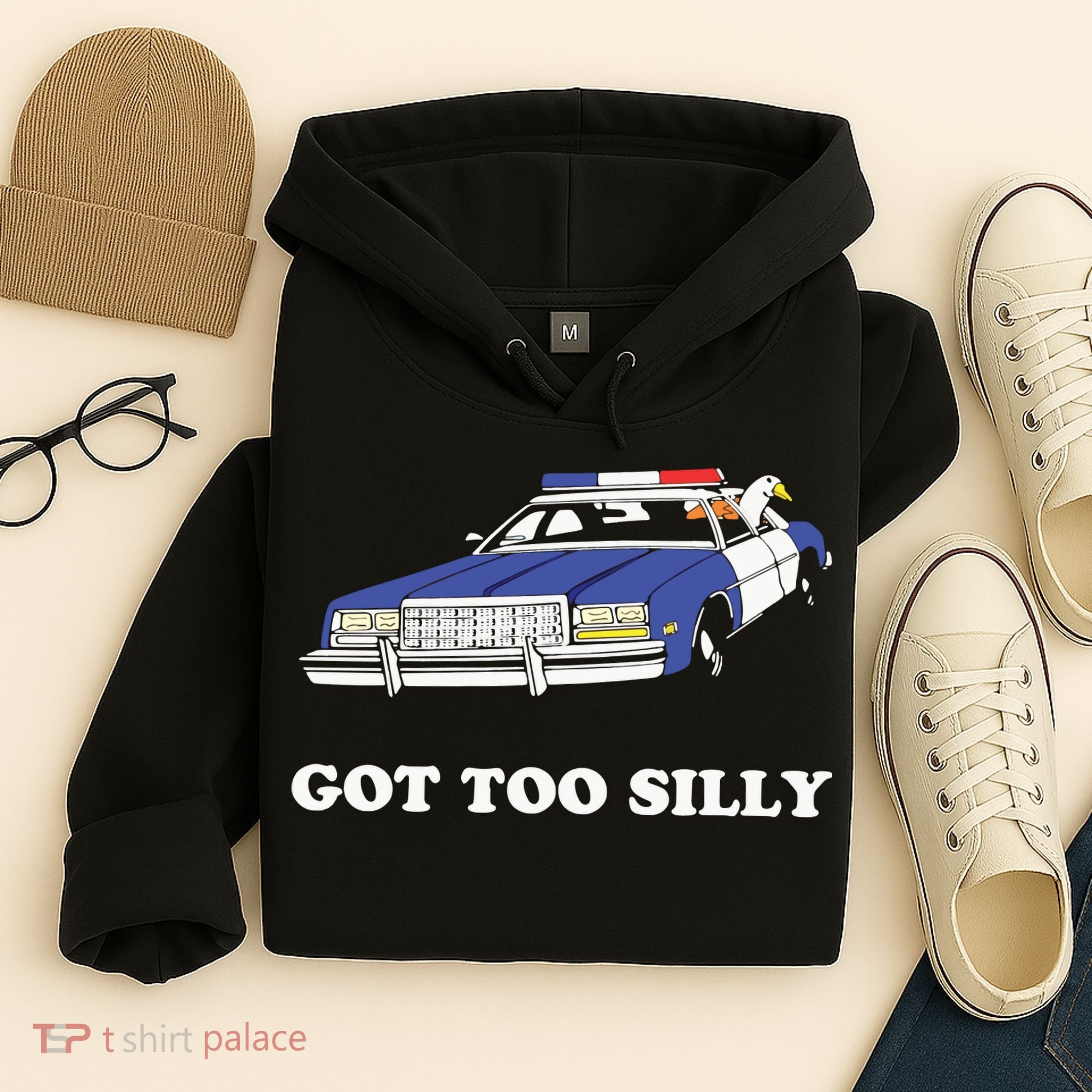 Funny Got Too Silly Goose Couple Cute Hoodie