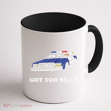 Funny Got Too Silly Goose Couple Cute Coffee Mug back