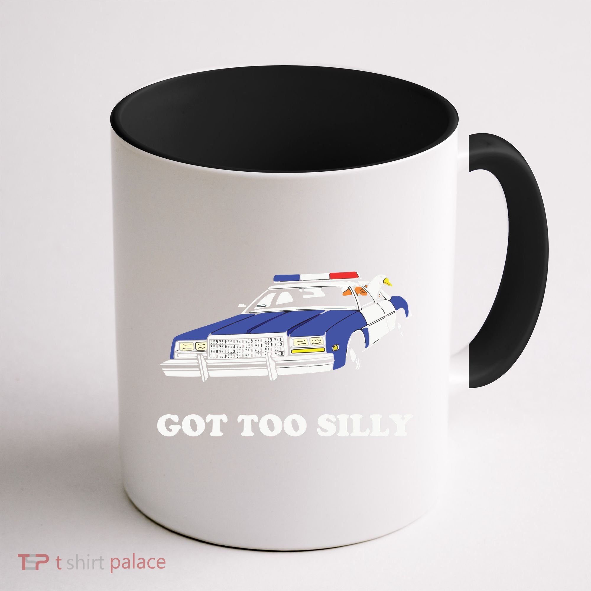 Funny Got Too Silly Goose Couple Cute Coffee Mug