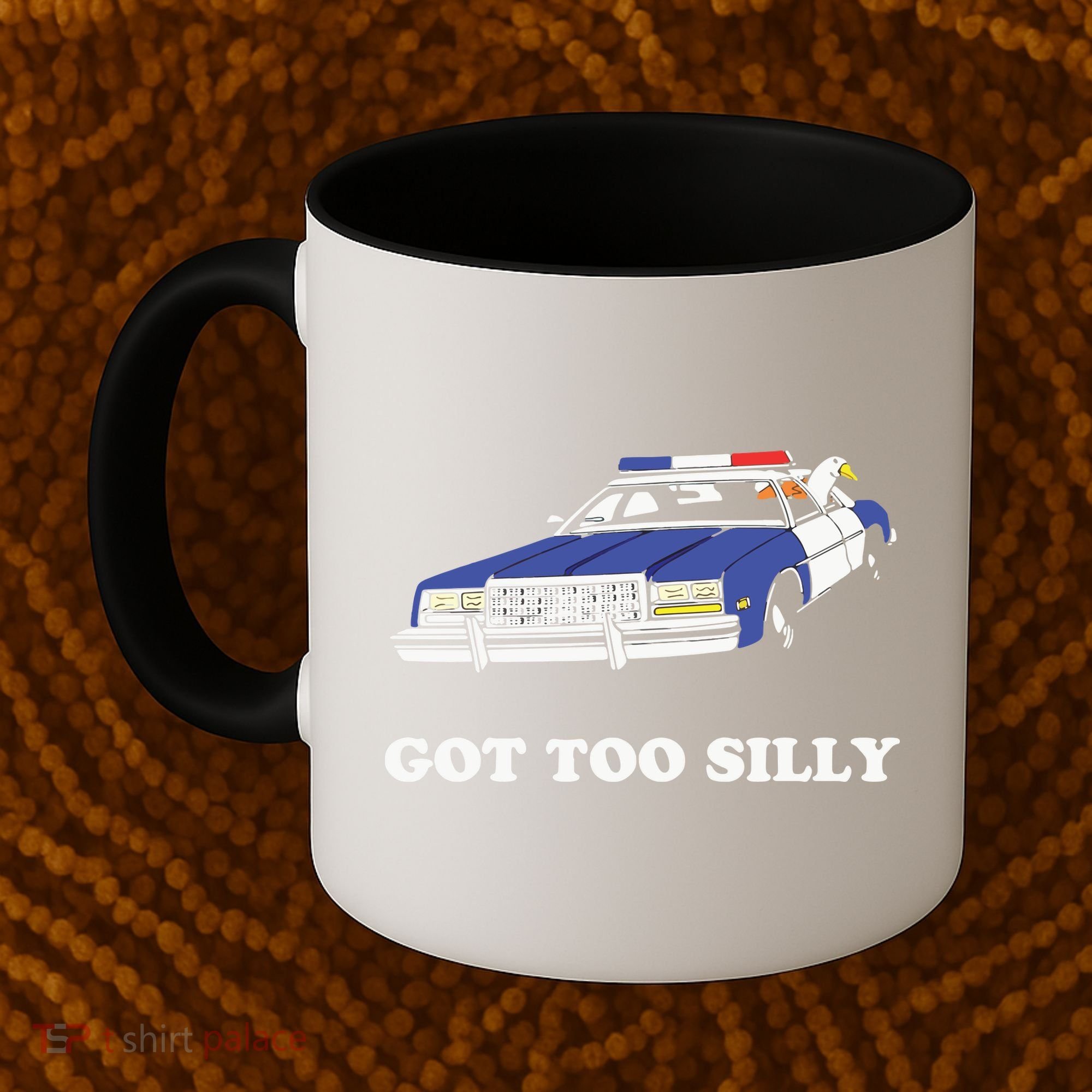 Funny Got Too Silly Goose Couple Cute Coffee Mug