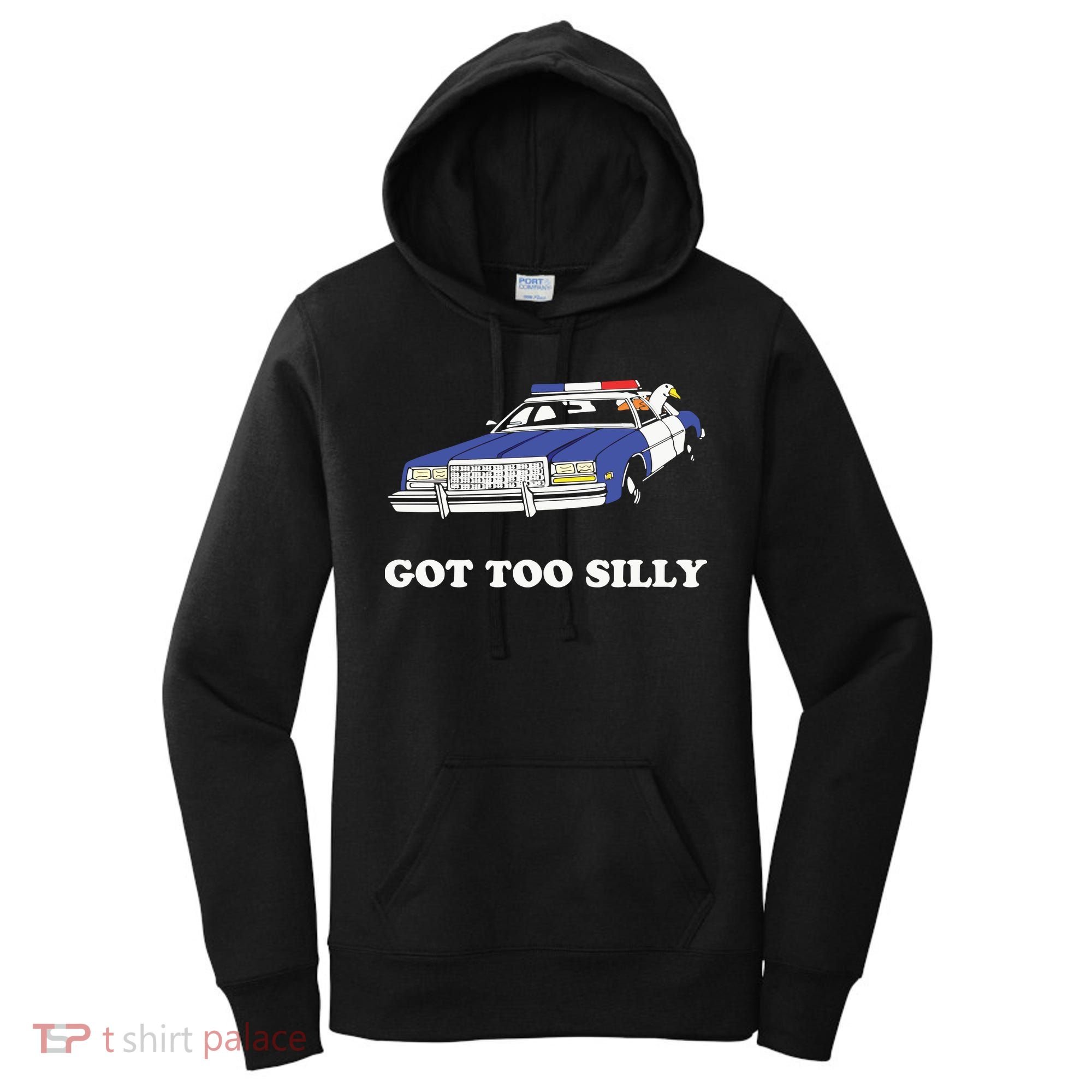 Funny Got Too Silly Goose Couple Cute Women's Hoodie