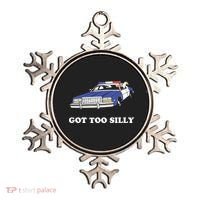 Funny Got Too Silly Goose Couple Cute Ornament thumb 0