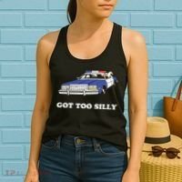 Funny Got Too Silly Goose Couple Cute Women's Tank Top thumb 2