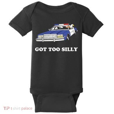 Funny Got Too Silly Goose Couple Cute Baby Bodysuit