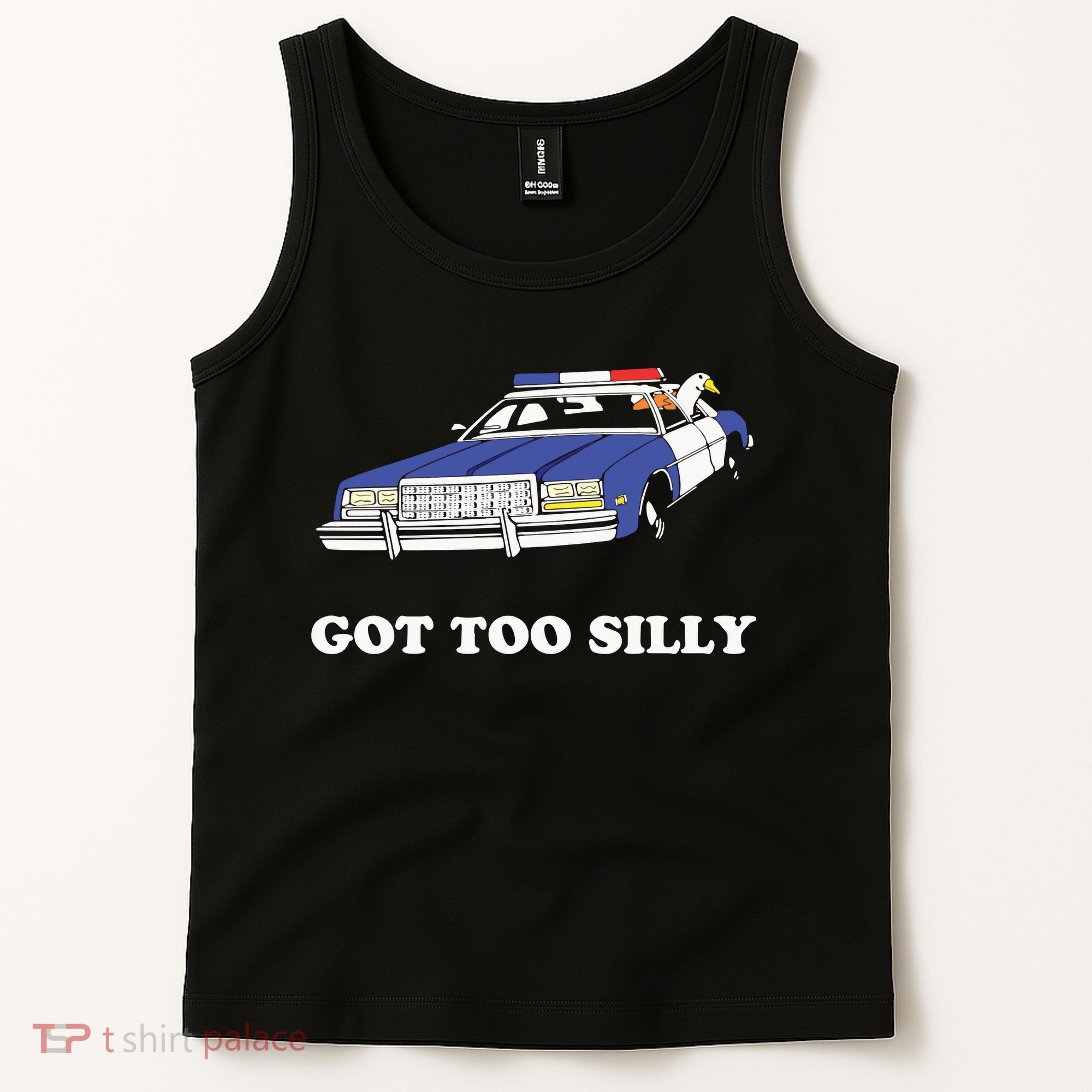 Funny Got Too Silly Goose Couple Cute Tank Top