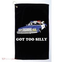 Funny Got Too Silly Goose Couple Cute Golf Towel thumb 0