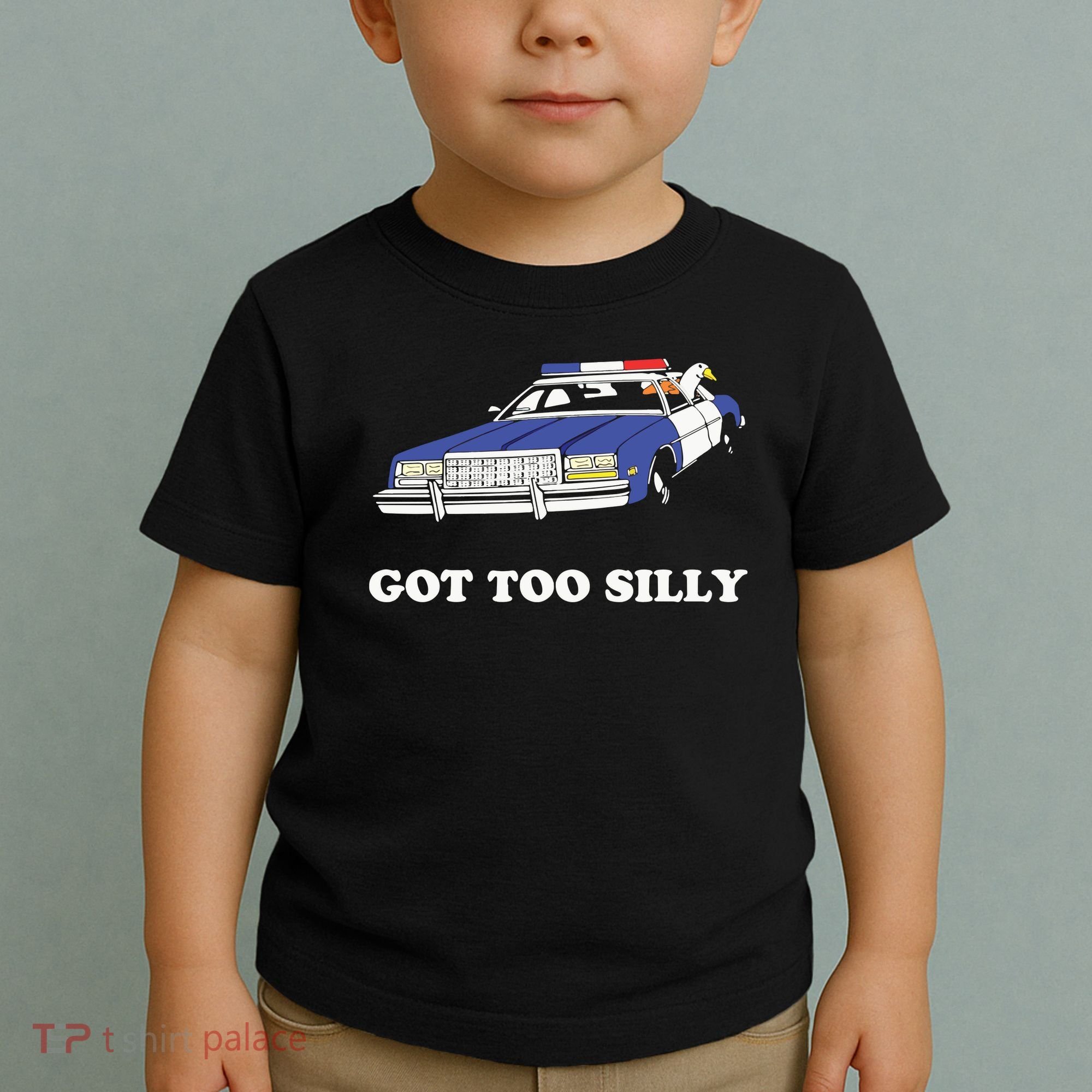 Funny Got Too Silly Goose Couple Cute Toddler T-Shirt