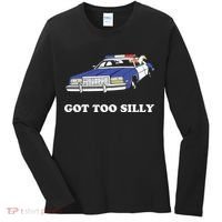 Funny Got Too Silly Goose Couple Cute Women's Long Sleeve Shirt thumb 0
