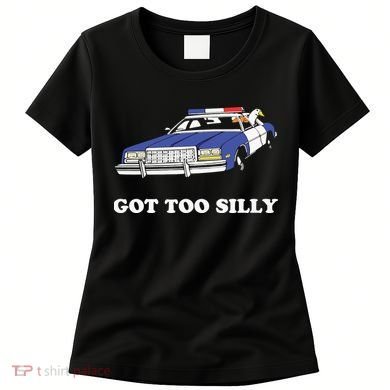 Funny Got Too Silly Goose Couple Cute Women's T-Shirt