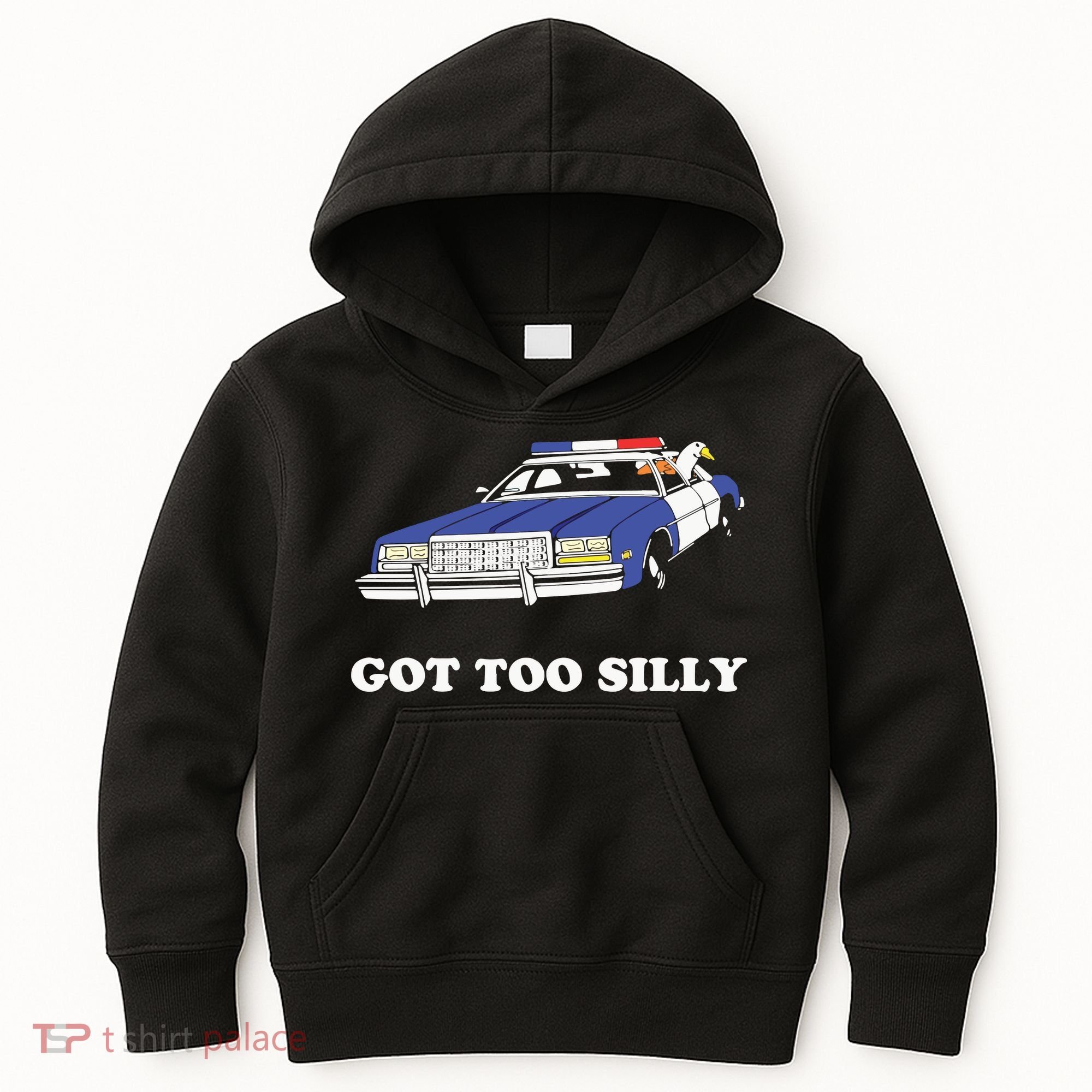 Funny Got Too Silly Goose Couple Cute Kids Hoodie