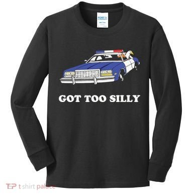 Funny Got Too Silly Goose Couple Cute Kids Long Sleeve Shirt