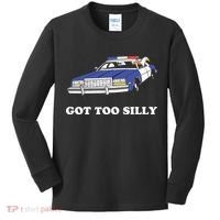 Funny Got Too Silly Goose Couple Cute Kids Long Sleeve Shirt thumb 0