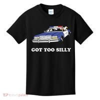 Funny Got Too Silly Goose Couple Cute Kids T-Shirt thumb 0